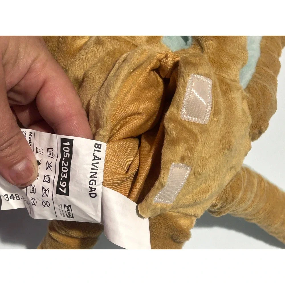 3 IKEA Plush Lot KRAMIG Panda JATTELIK Dinosaur BLAVINGAD Octopus (No Light)